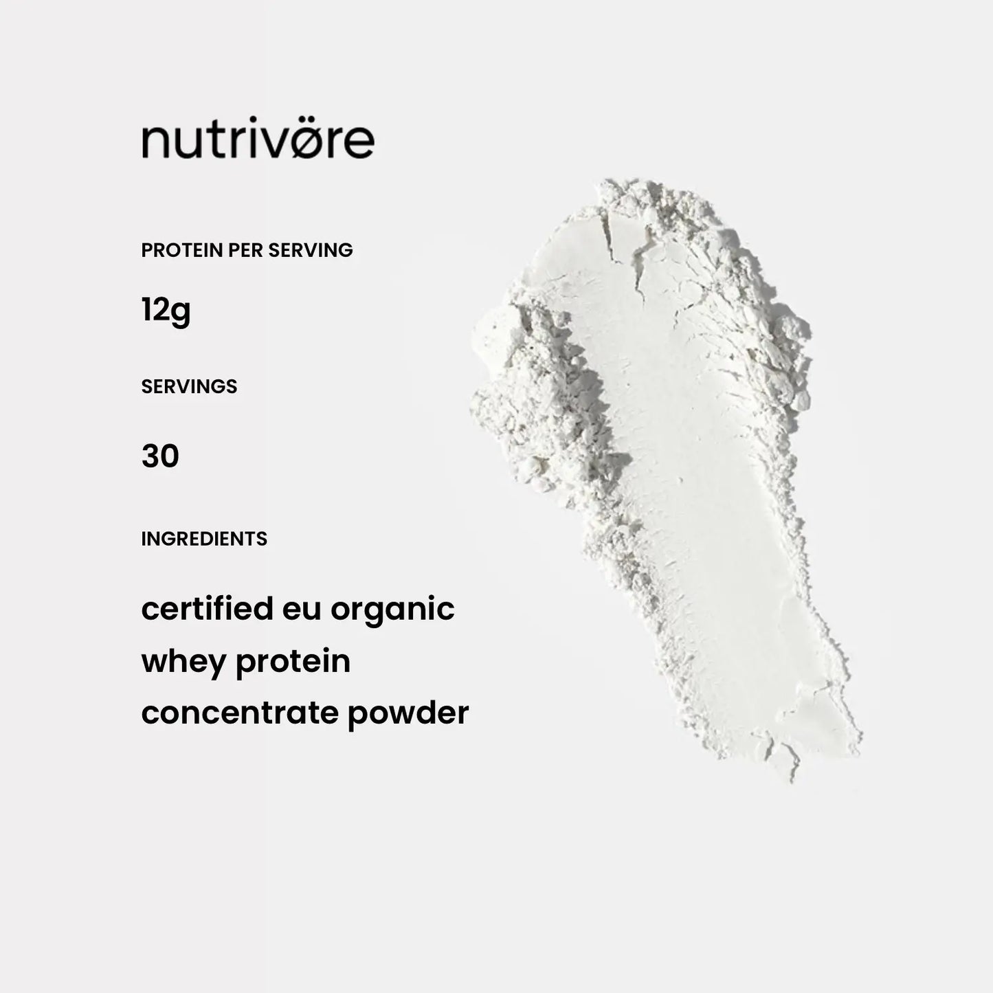 Organic Whey Protein Concentrate Powder